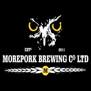 Morepork Brewing Logo  - Podium Mens S/S Poly Polo Design