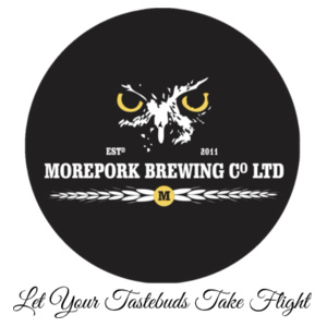 Moreporkbrewing Logo  - Frosted Glass Beer Mug Design
