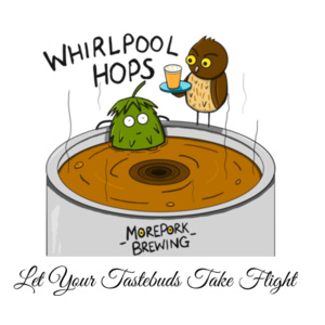 whirlpool Hops - Coaster - Square Hardboard Design