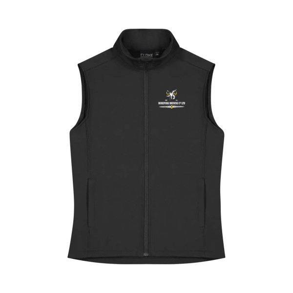 Moreporkbrewing Cloke Sleeveless Jacket - Cloke Womens Balfour Softshell Vest Thumbnail