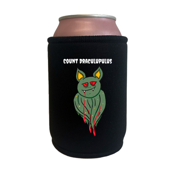 Count Draculupulus - Black Can Cooler Thumbnail