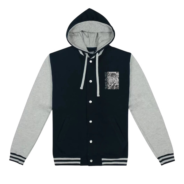 Morepork Wild As Beer N.Z. - Cloke Hooded Letterman Jacket Thumbnail